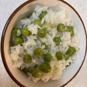 白だしで♪豆ごはん＋＋